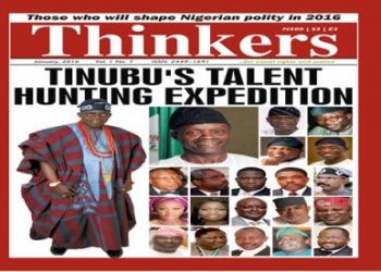 Asiwaju Bola Tinubu, The Iconic Democrat, Is Thinkers Magazine’s Man Of The Year 2015
