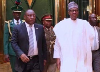 Let’s enhance people-to-people relations to avoid unhealthy competition, Buhari tells Ramaphosa