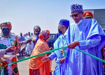 Buhari inaugurates Kawo flyover, other projects in Kaduna, recounts near-death experience in 2014