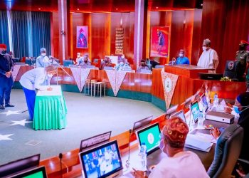 Buhari swears-in 6 INEC national commissioners