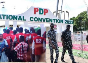 Breaking: EFCC storms MKO Abiola Stadium, PDP national convention venue