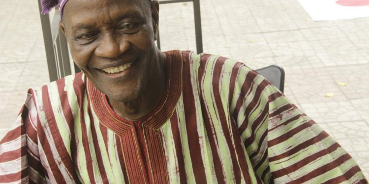 Buhari celebrates iconic thespian, Jimi Solanke, at 80