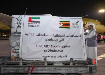 UAE donates 50 tonnes of food items to Zimbabwe