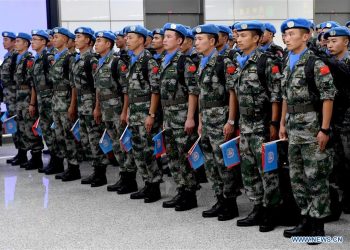 Chinese peacekeepers in Wau hand over sports equipment, break stereotypes about girls, says UNMISS