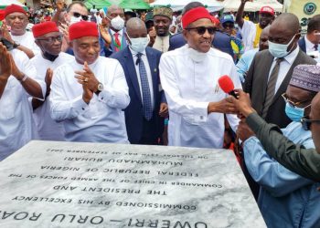 Projects: You’ve written your history, Buhari tells Gov Hope Uzodimma