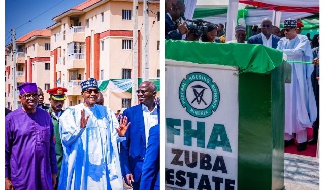 Our promise of change has been fulfilled, Buhari tells homeowners at inauguration of FHA Zuba Housing Estate