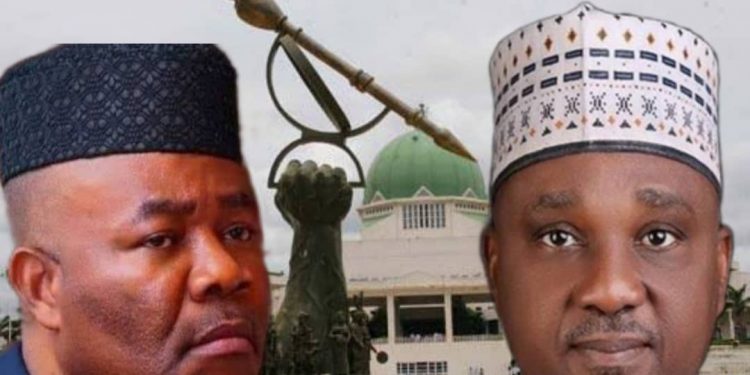 Tinubu lauds emergence of Akpabio, Abbas, assures of productive relationship with 10th NASS