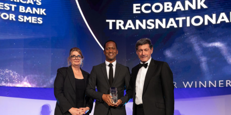 Ecobank wins Euromoney award as Africa’s Best Bank for SMEs