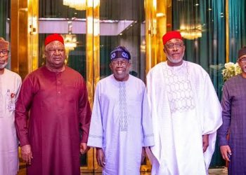 Tinubu meets with Ayim, Metuh in State House