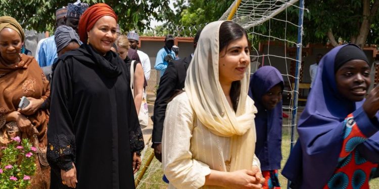 In Nigeria, UN deputy chief, Malala champion girls’ right to education