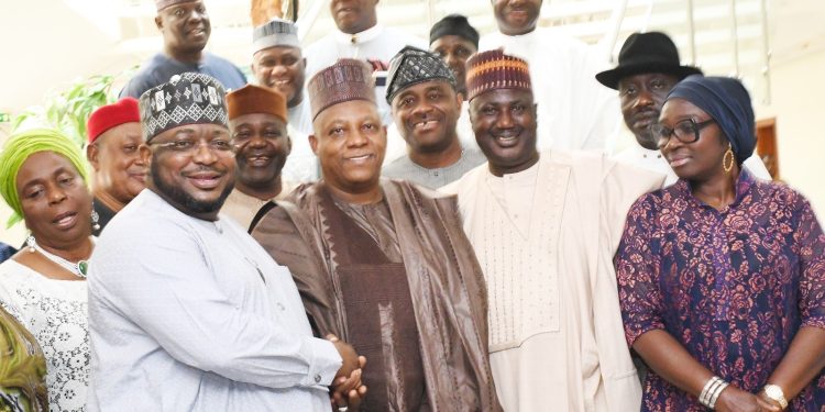 Let’s support Tinubu, Shettima appeals to former senators