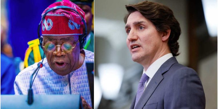 Tinubu, Canadian PM Trudeau discuss constitutional democracy in Africa, agro-processing in Nigeria