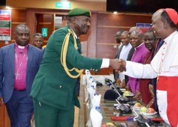 CAN leadership visits Defence Headquarters, lauds CDS over fight against criminality