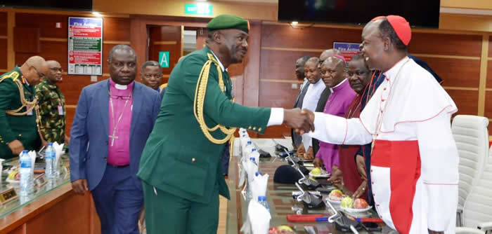 CAN leadership visits Defence Headquarters, lauds CDS over fight against criminality