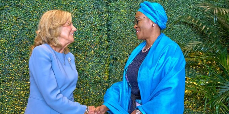 79th UNGA: U.S First Lady Jill Biden hosts Oluremi Tinubu, other visiting counterparts