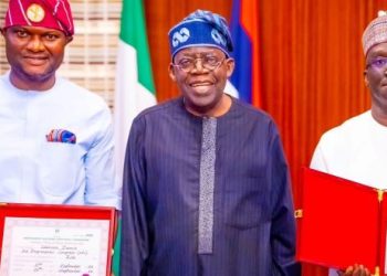 Tinubu receives Edo governor-elect, Monday Okpebholo, tasks him on development