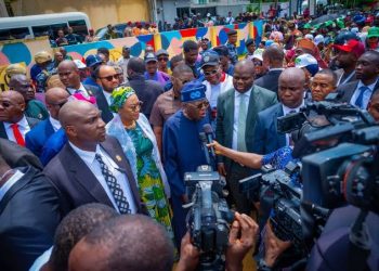 Tinubu participates in APC presidential primaries in Ikoyi, applauds internal democracy