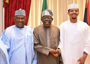 Rabiu, son visit Tinubu in Lagos