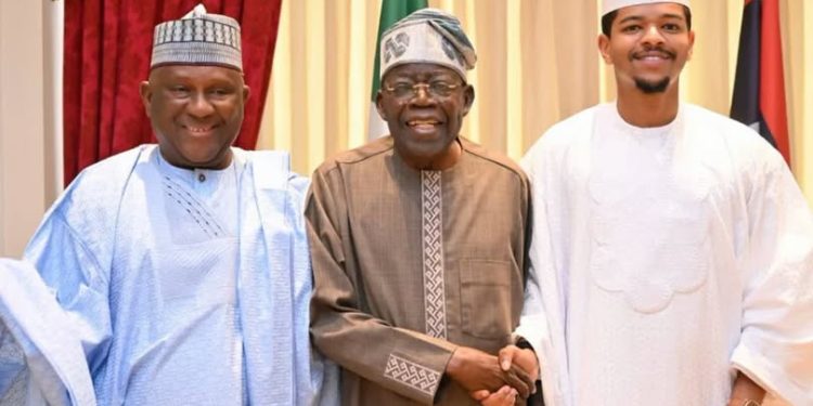 Rabiu, son visit Tinubu in Lagos